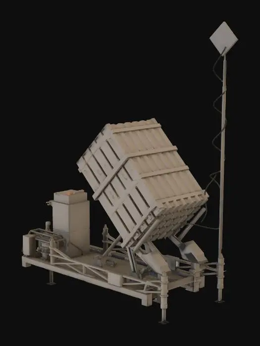 3D model for Iron dome air defence system