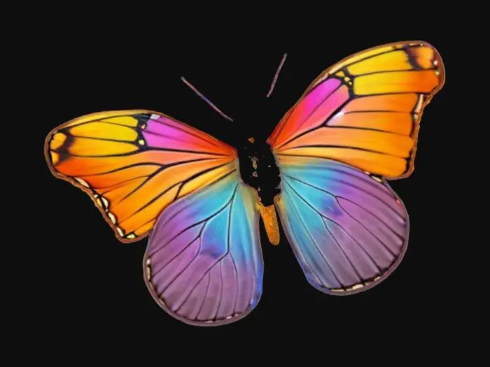 3D model for Chromatic Butterfly