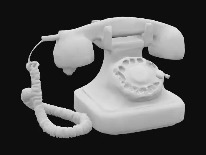 3D model for Vintage Telephone