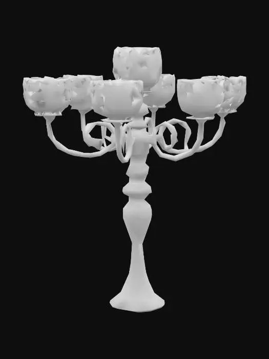 3D model for Golden Crystal Candelabra