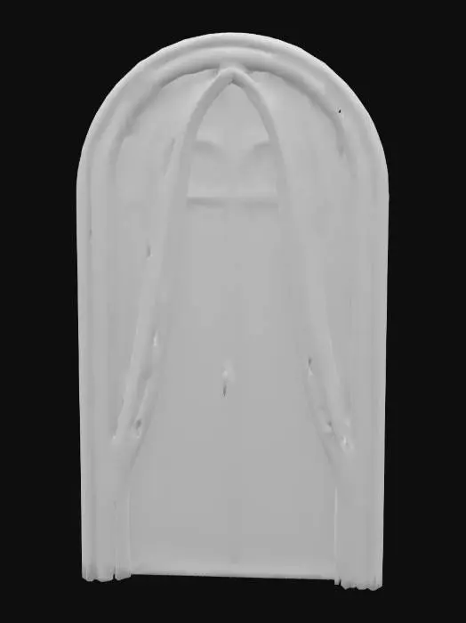 3D model for
Object: Tall ballroom window with draped curtains
Material: Polished wood frame, clear glass, velvet fabric
Shape/Form: Arched window with two side curtains and a top swag
Color Scheme: Dark oak window frame, transparent glass, deep red curtains with gold tassels
Texture Details: Smooth glass, carved wood details, soft velvet folds with stitched gold trim
Style: Stylized realistic
Environment/Use Context: Positioned along ballroom walls, allowing natural light
Reference Models: Inspired by French neoclassical architecture and palace interiors