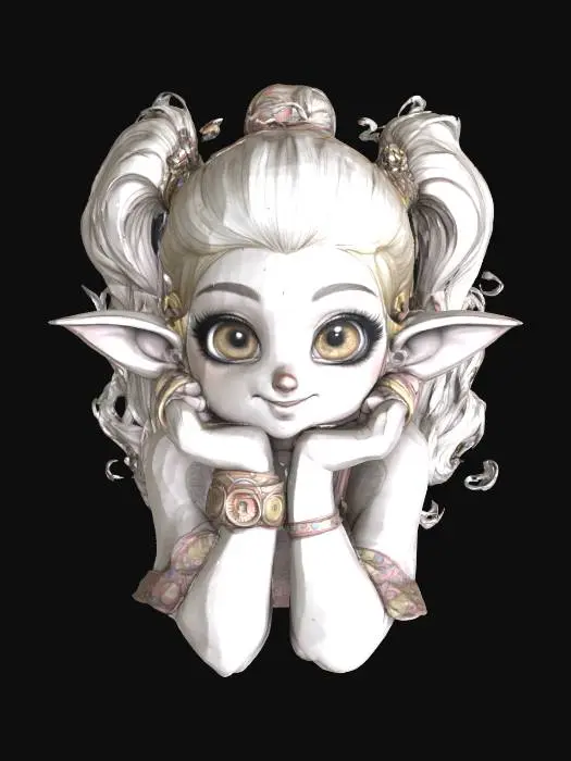 3D model for Daydreaming Elf