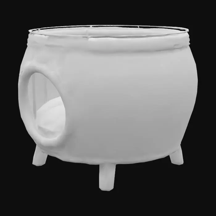 3D model for Wicker Pet Table