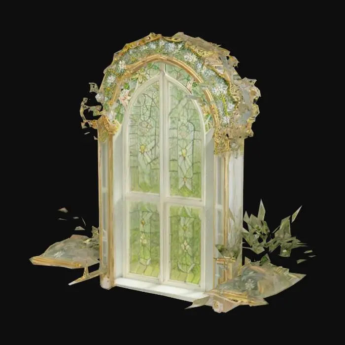 3D model for {
  "Object": "Charming pink wooden door with floral arch and potted flowers",
  "Material": "Painted wood, terra-cotta pots, blooming flowers",
  "Shape/Form": "Arched door with vertical panels and decorative trim",
  "Color Scheme": "Pastel pink, green foliage, vibrant rose tones",
  "Texture Details": "Wood grain, flower petals, rough clay pot texture",
  "Style": "Stylized",
  "Environment/Use Context": "Fairy garden entrance or whimsical village house",
  "Reference Models": "Inspired by cottagecore doors and English floral facades"
}
