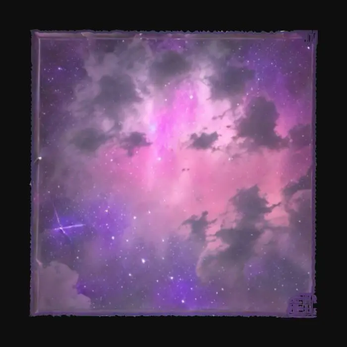 3D model for {
  "Object": "Tileable texture of a twilight sky with pink and purple clouds, glowing stars, and dreamy atmosphere",
  "Material": "Starlight haze, vapor",
  "Shape/Form": "Flat sky texture",
  "Color Scheme": "Lavender, deep purple, pink, white stars",
  "Texture Details": "Faded stars, soft cloud blends, gentle shimmer",
  "Style": "Stylized fantasy"
}


