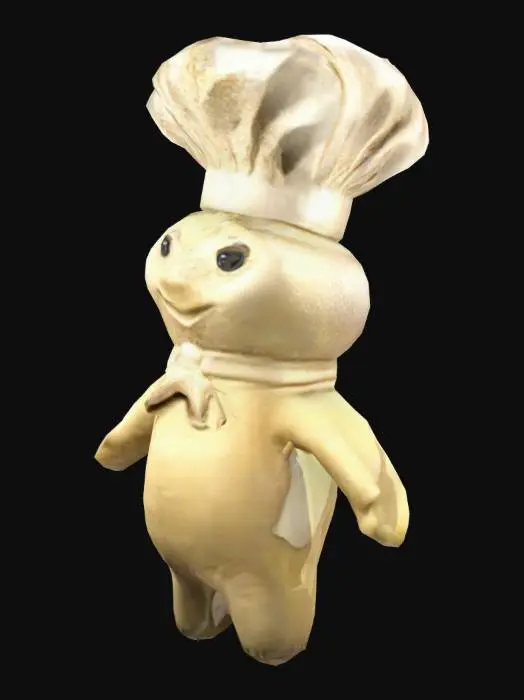 3D model for Dough Chef Figure