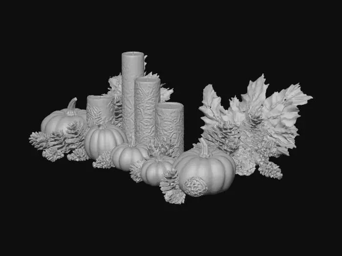 3D model for Harvest Glow #Thanksgiving#