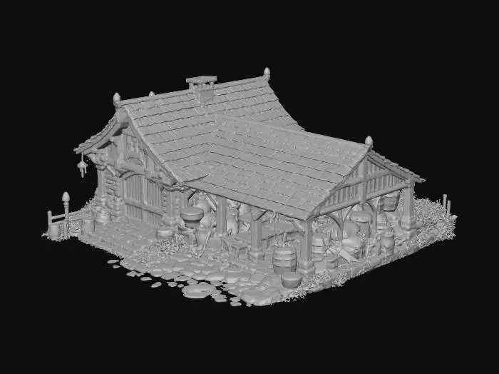 3D model for Storage Barn