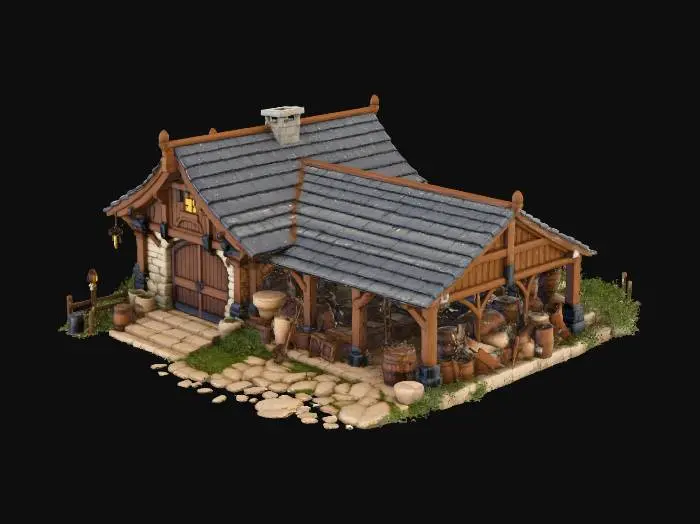 3D model for Storage Barn