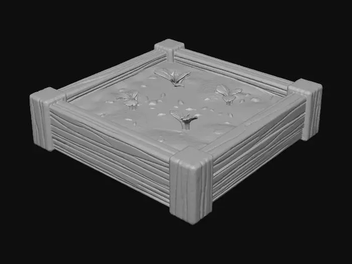 3D model for Raised Garden Bed T3