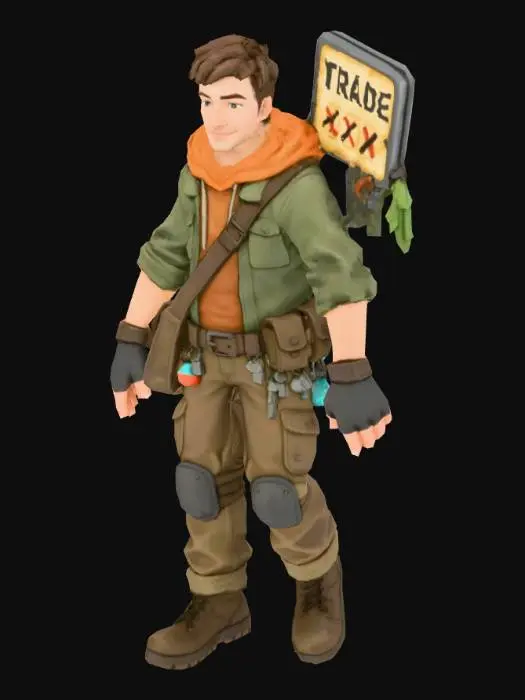 3D model for Trader Journey, #Thanksgiving#