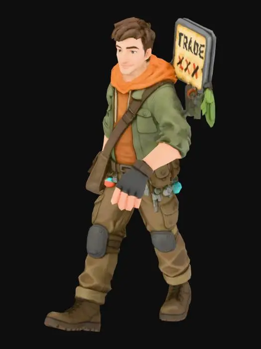 3D model for Trader Journey, #Thanksgiving#