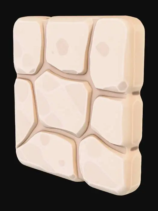 3D model for Stone Tile Block
