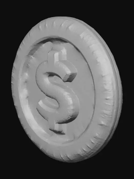3D model for Gold Coin