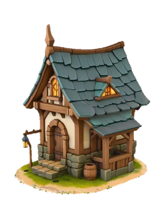 Modelong 3D na House T2 - Home, ginawa ng AI