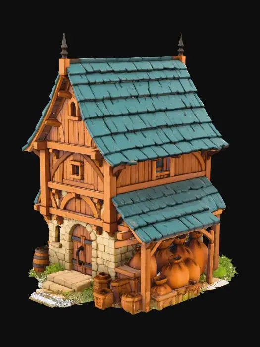 3D model for Granary