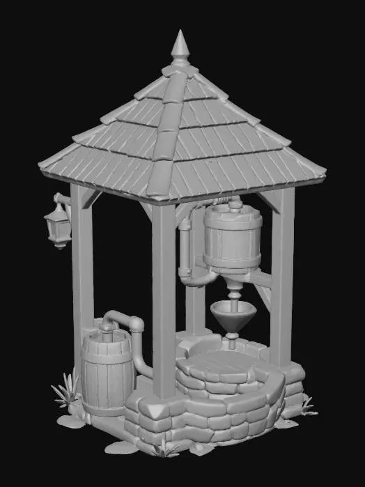 3D model for Water Filtration Hut