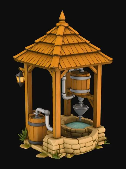 3D model for Water Filtration Hut