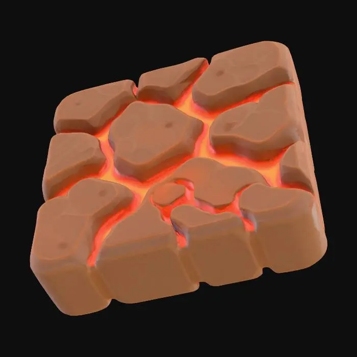 3D model for Fire Tile