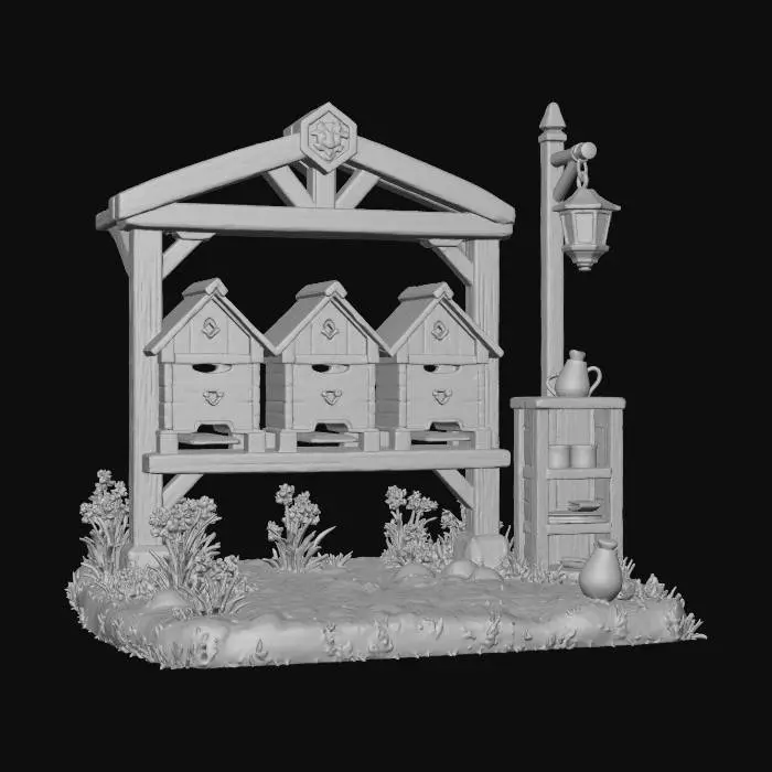 3D model for Bee House