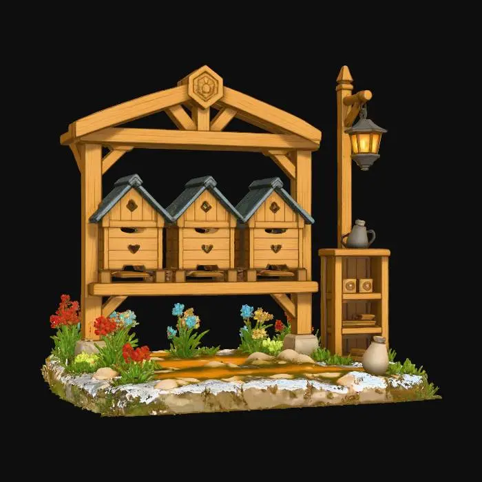 3D model for Bee House