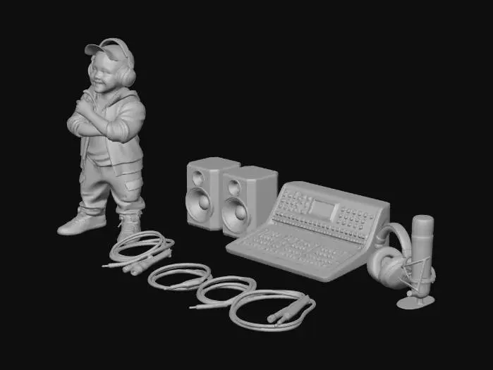 3D model for The Music Maestro.