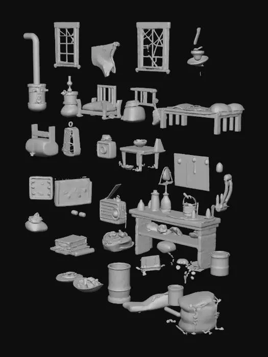 3D model for Dusty Light