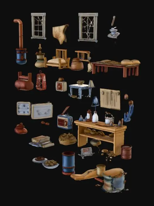 3D model for Dusty Light