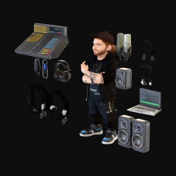 3D model for Music Producer's Toolkit