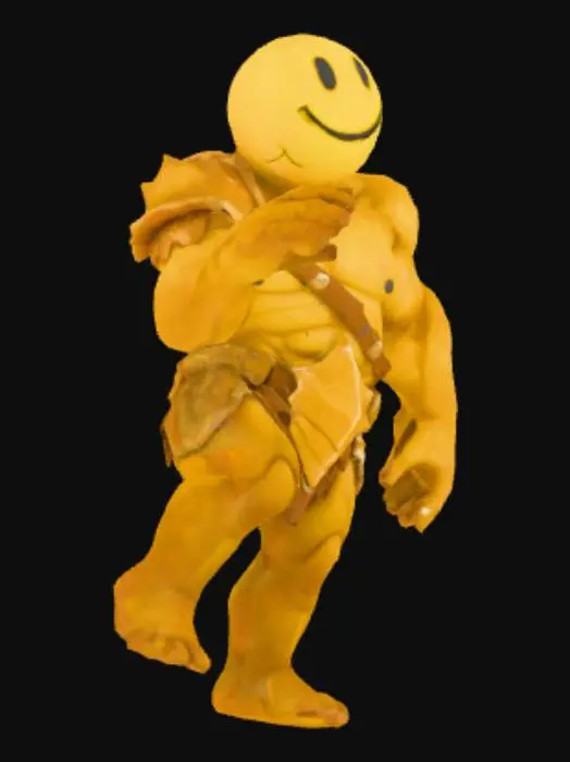 3D model for Smiley Warrior