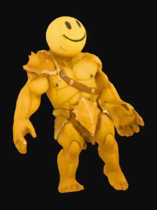 3D model for Smiley Warrior