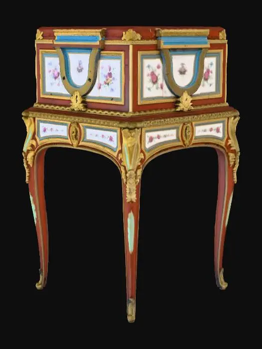 3D model for Antique Floral Cabinet