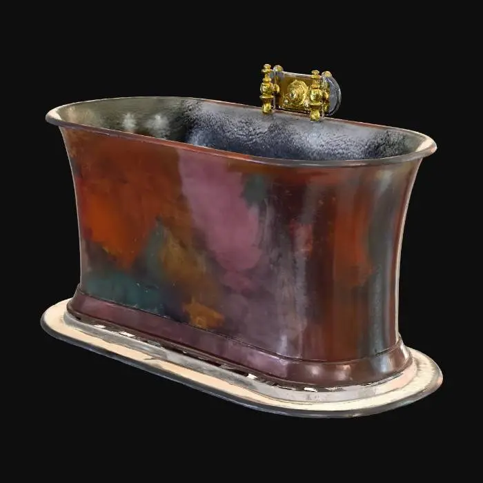 3D model for Vintage Elegance bathtub