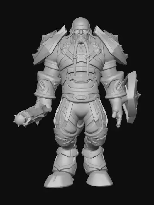 3D model for Saverok Entering the World