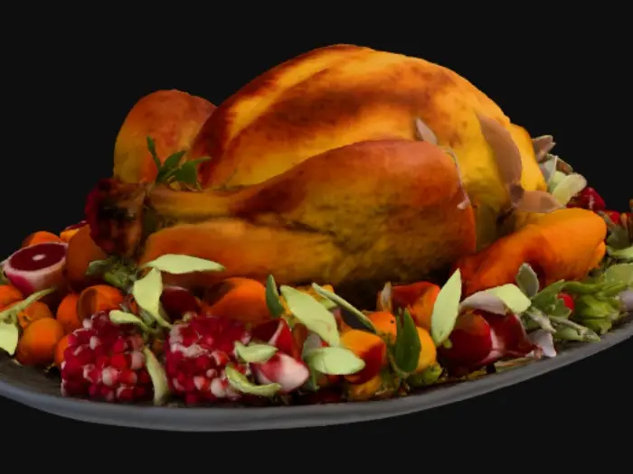 3D model for Holiday Feast Delight