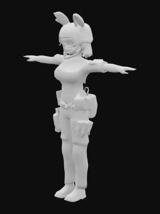 3D model for LLENN - Sword Art Online GGO