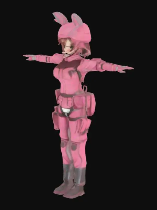 3D model for LLENN - Sword Art Online GGO