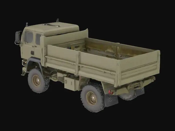 3D model for colocale el color verde militar
