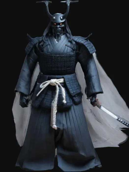 3D model for ghost samurai