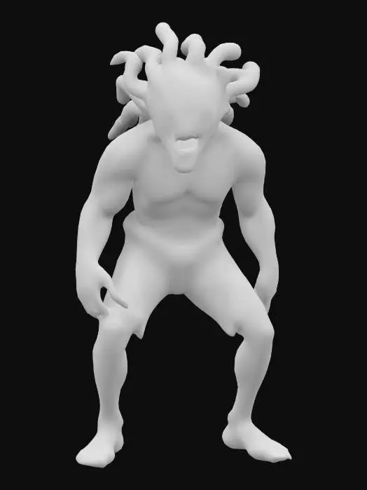 3D model for The last Of Us Clicker