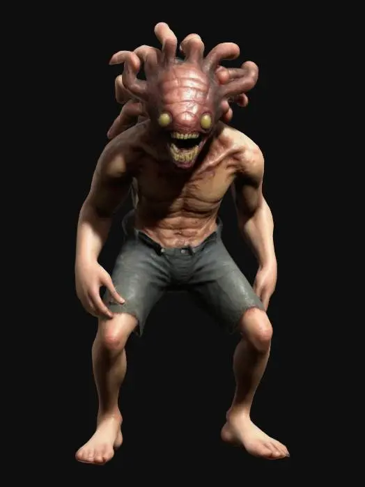 3D model for The last Of Us Clicker