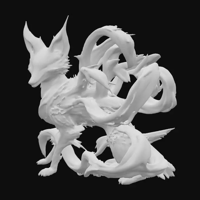 3D model for Celestial Kitsune