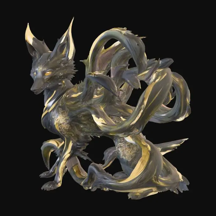 3D model for Celestial Kitsune