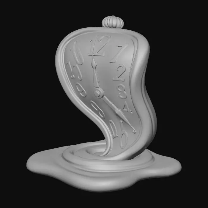 3D model for Dali-style Clock 2