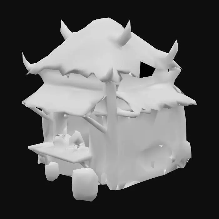 3D model for Rustic Trading Post