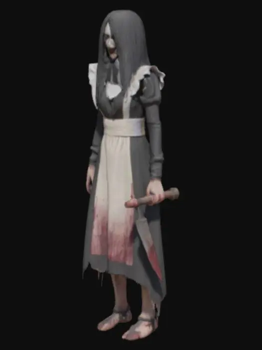 3D model for Horror maid