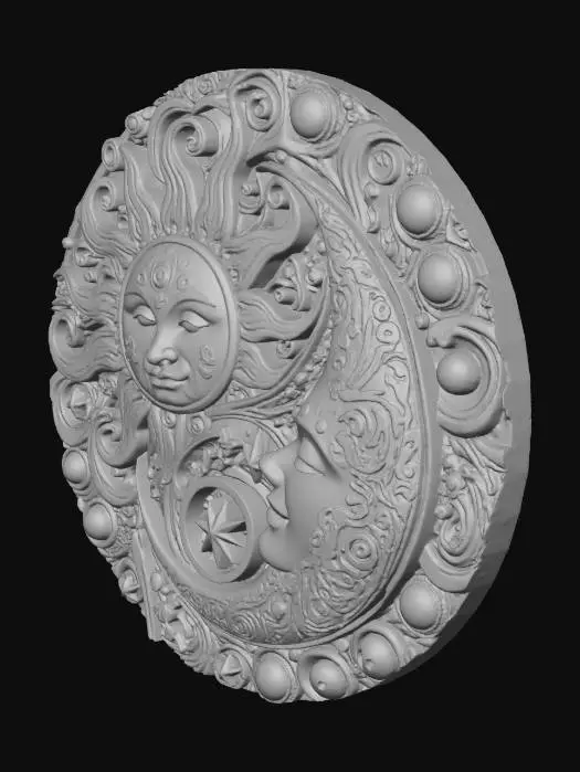 3D model for Harmony of Sun and Moon