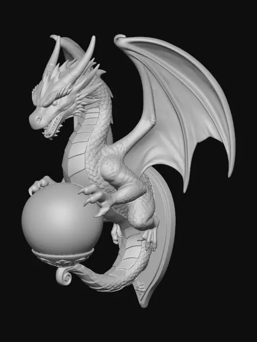 3D model for Ember Dragon Lantern
