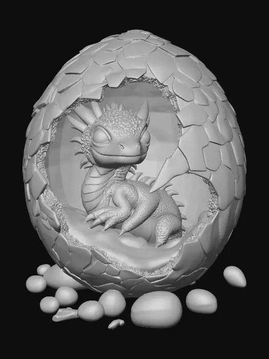 3D model for Molten Dragon Egg