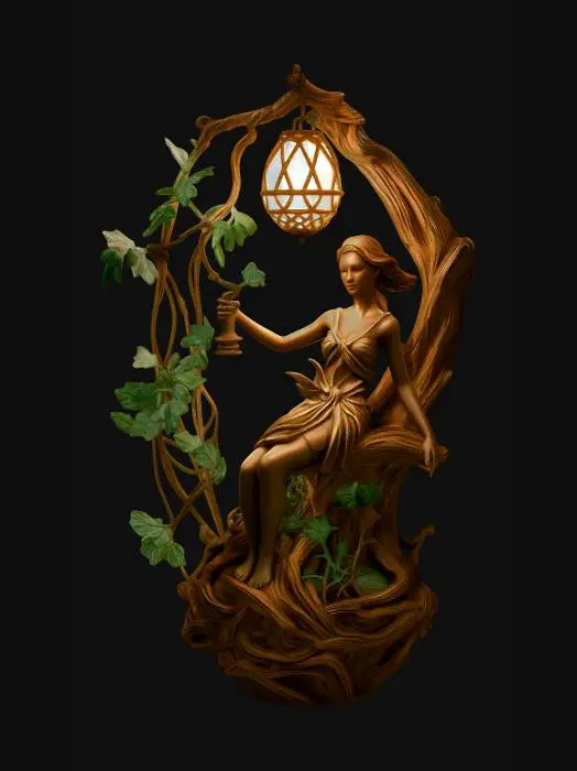 3D model for Lantern Maiden in the Woven Tree